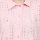 Ladies' Shirt, हल्का गुलाबी, small