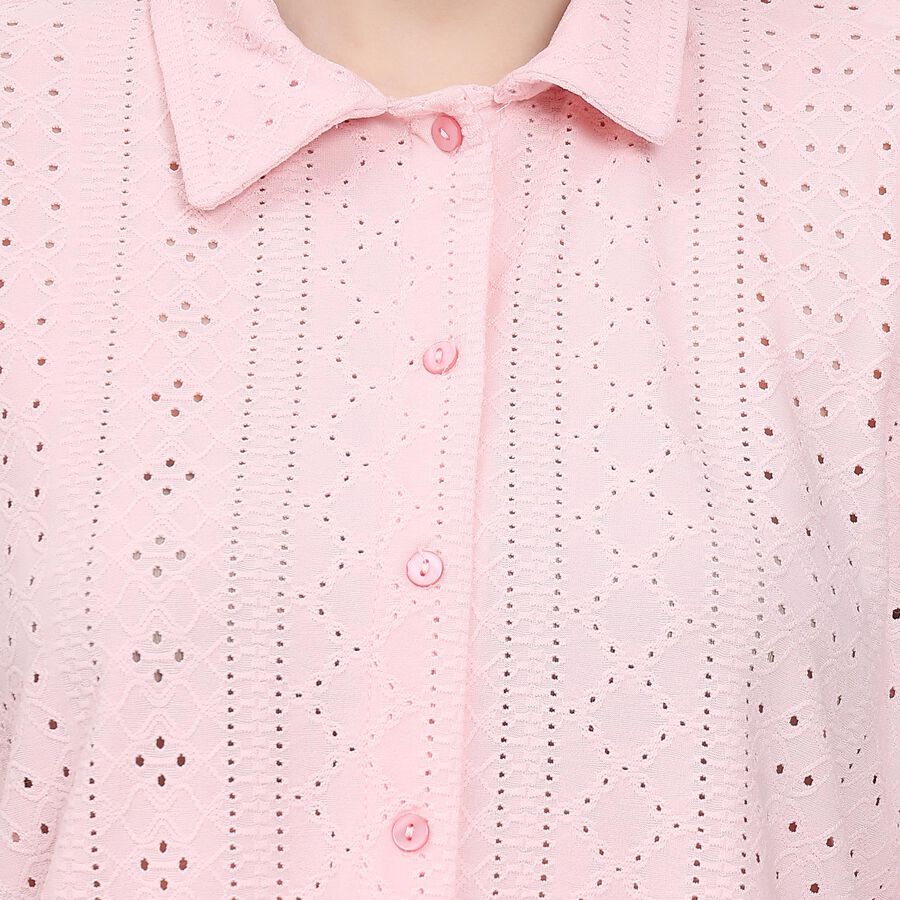 Ladies' Shirt, हल्का गुलाबी, large