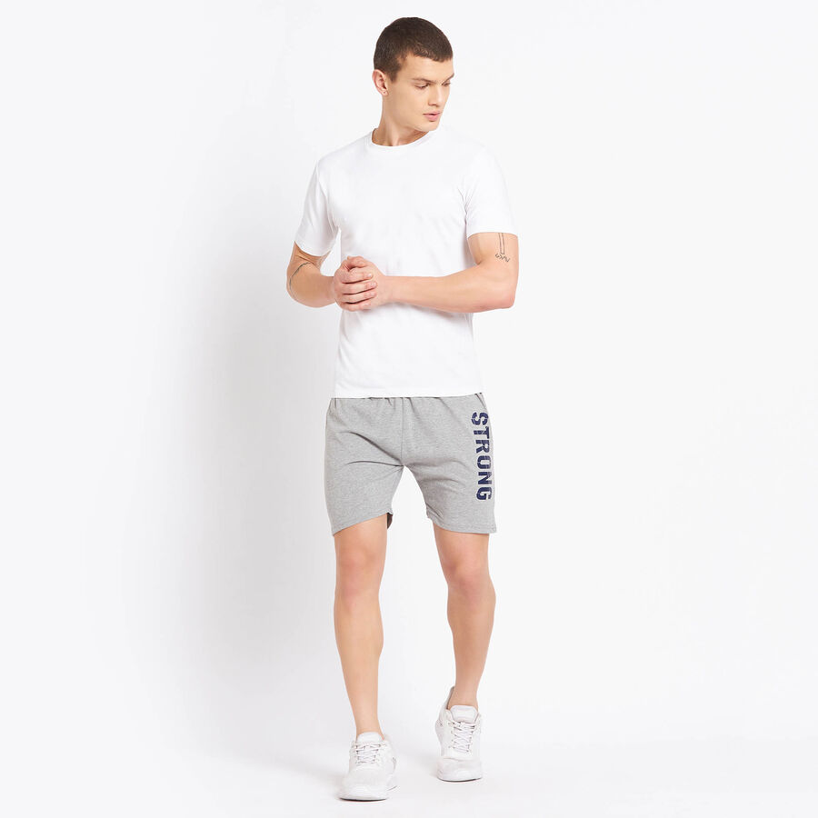 Cut & Sew Bermuda, Melange Light Grey, large image number null