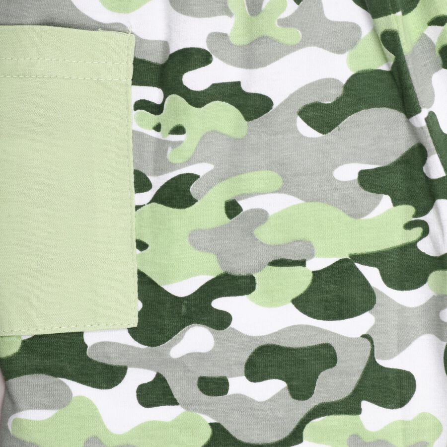 Boys' 100% Cotton Knit Baba Suit , Light Green, large image number null