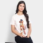 Ladies' Round Neck T-Shirt, पीच, small image number null