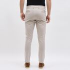 Men's Slim Fit Casual Trousers, Beige, small image number null