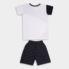 Boys' 100% Cotton Knit Baba Suit , सफ़ेद, small image number null