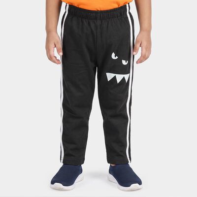 Boys' Charcoal Straight Fit Graphic Printed Pyjama