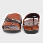 Men's Sandal, भूरा, small