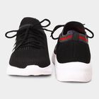 Men's Lace Up Sports Shoes, Black, small image number null