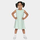 Girls' Frock, हल्का हरा, small