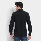 Men's 100% Cotton Casual Shirt , काला, small image number null