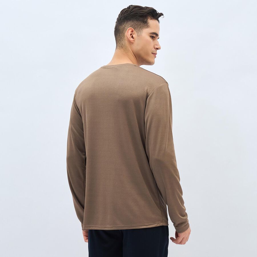 Men's T-Shirt, भूरा, large image number null