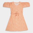 Girls' Dress, Orange, small image number null