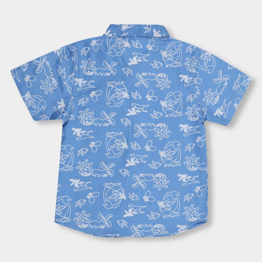 Infants' 100% Cotton Shirt , Mid Blue, large image number null