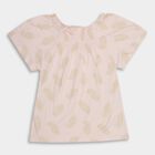 Girls' 100% Cotton -Organic T-Shirt, हल्का गुलाबी, small image number null