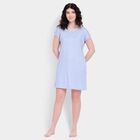 Ladies' Nighty , हल्का नीला, small image number null