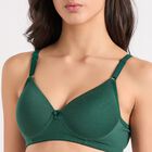 Ladies' Padded Bra, Dark Green, small image number null