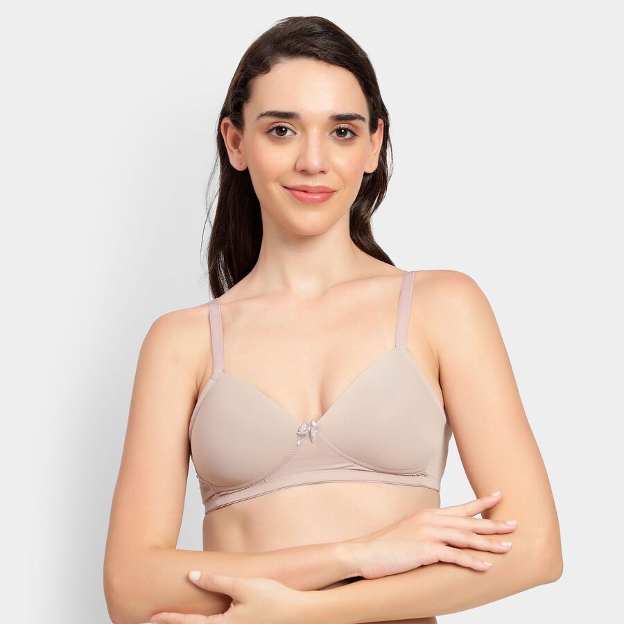 Ladies' Bra, भूरा, large image number null