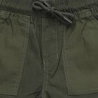 Boys' Light Grey Regular Fit Cargo Jogger Trousers, Dark Grey, small