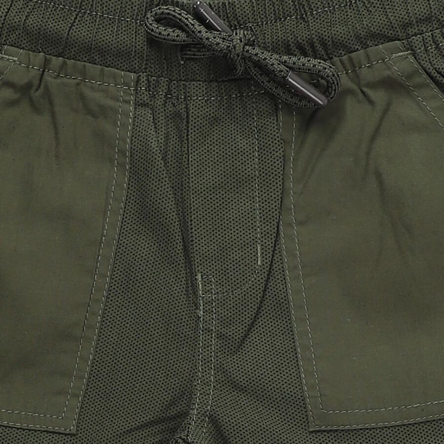 Boys' Light Grey Regular Fit Cargo Jogger Trousers, Dark Grey, large