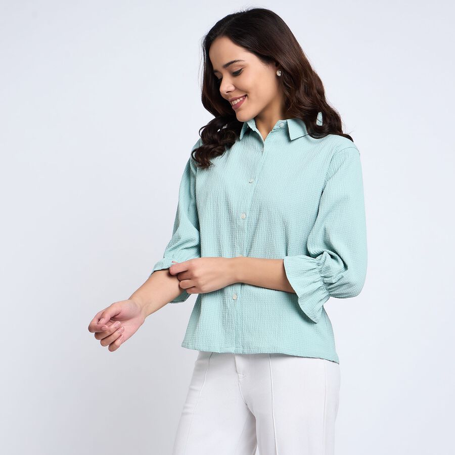 Ladies' Shirt, हल्का हरा, large image number null