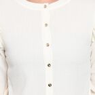 Ladies'  Crop  Top, Off White, small image number null