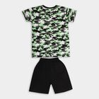 Boys' 100% Cotton Knit Baba Suit , Olive, small image number null
