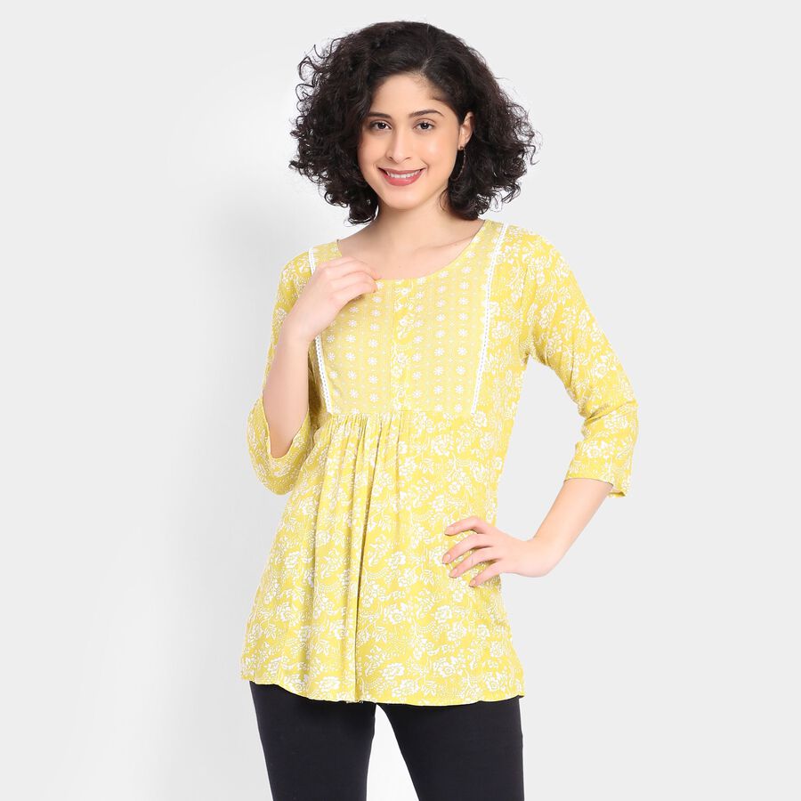 Ladies' Kurti, Mustard, large image number null