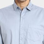 Men's 100% Cotton Casual Shirt, गहरा नीला, small image number null