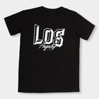 Boys' Half Sleeves T-Shirt, काला, small image number null