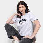 Ladies' Round Neck T-Shirt , Ecru Melange, small image number null