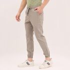 Men's Jogger Slim Fit Casual Trousers, Light Grey, small image number null