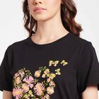 Round Neck T-Shirt, Black, small image number null