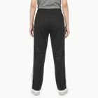 Women's Dark Grey Regular Fit Side-Striped Track Pants, Dark Grey, small