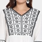 Ladies' Kurta, Off White, small image number null