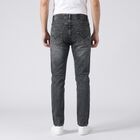 Men's Dark Blue Slim Fit Faded Jeans, Dark Blue, small