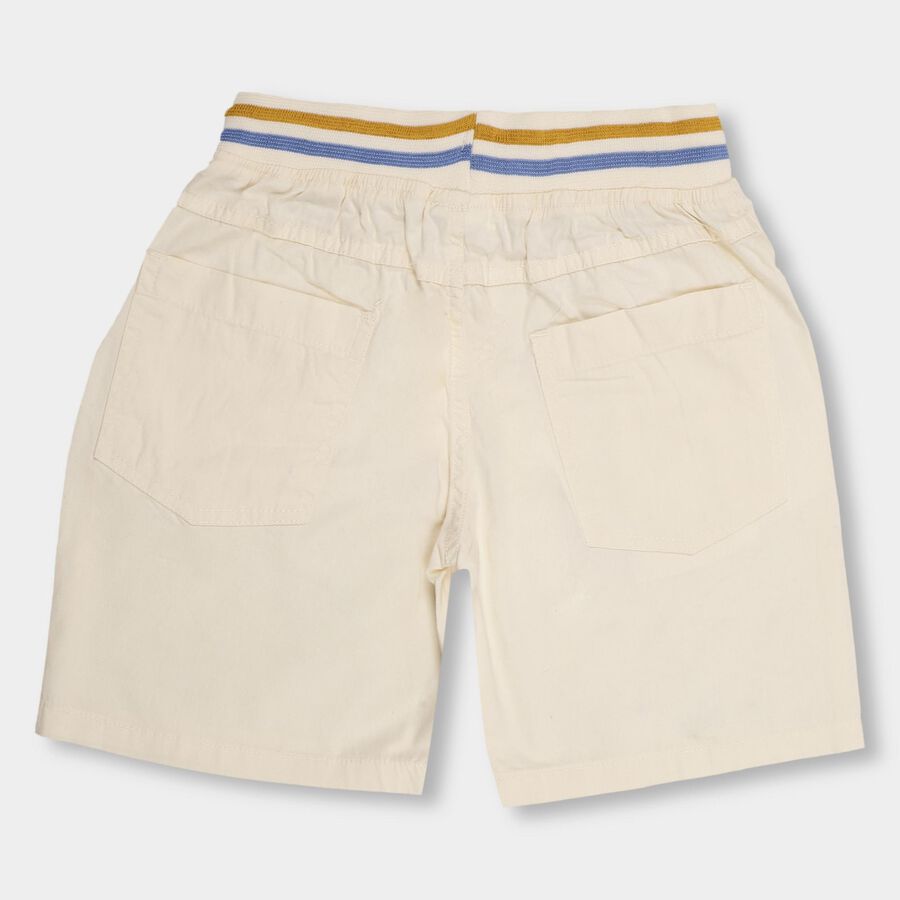 Boys' 100% Cotton Bermudas, गहरा पीला, large image number null
