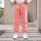 Girls Pink Straight Fit Pyjama, गुलाबी, small