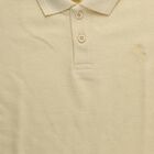 Boys Bright Yellow Crew Neck Casual Half Sleeve T-Shirt, Yellow, small