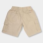 Boys' 100% Cotton Bermudas, Beige, small image number null