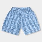 Boys' 100% Cotton Bermudas , मध्यम नीला, small image number null