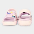 Girls' Lavender Slip-On Back Strap Clog Sandals, Lilac, small