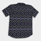 Boys Cotton Casual Shirt, Dark Blue, small image number null