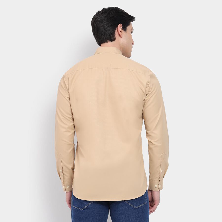 Men's Casual Shirt, गहरा पीला, large