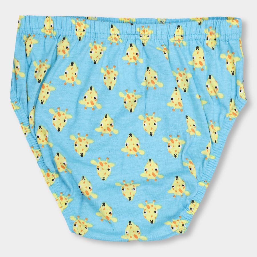 Boys' 100% Cotton V-Cut Briefs, हल्का नीला, large image number null
