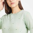 Printed Pullover, Light Green, small image number null