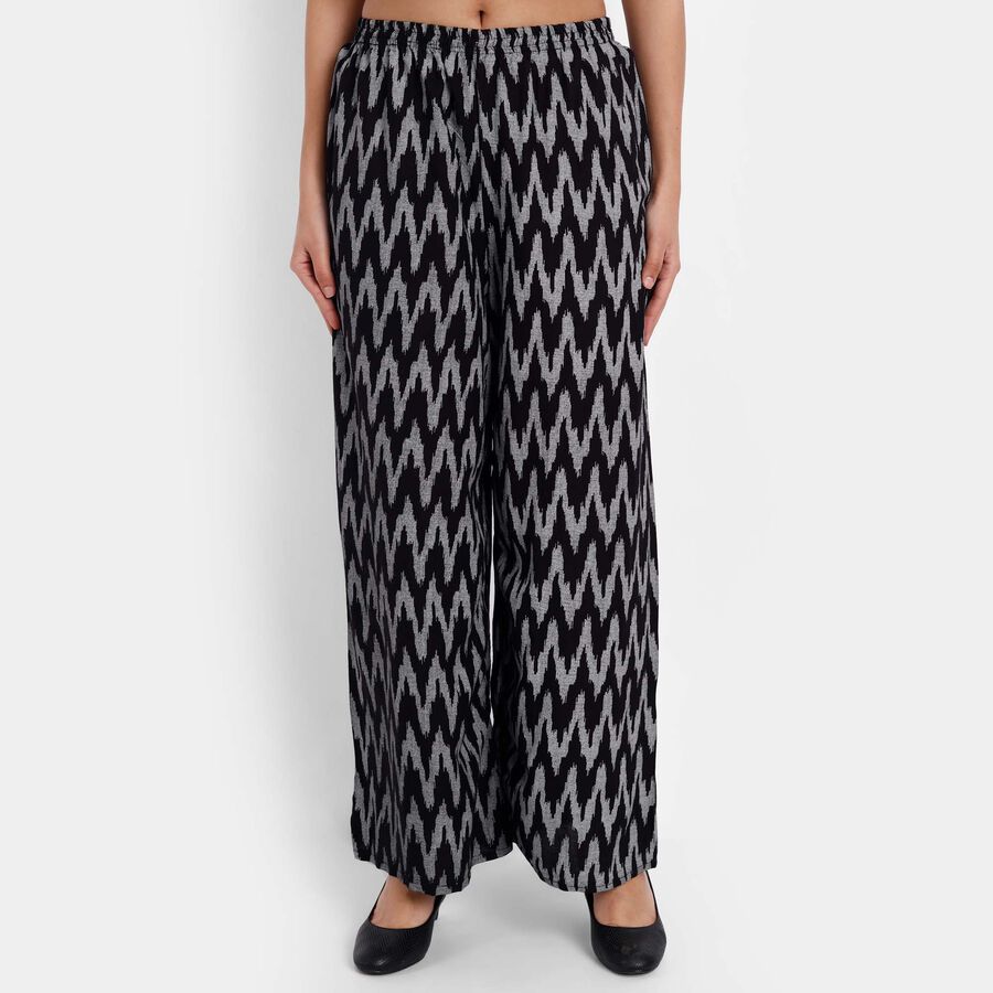 Printed Palazzo, Black, large image number null
