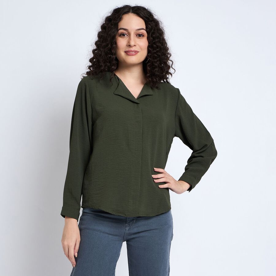 Ladies' Shirt , ओलिव, large image number null