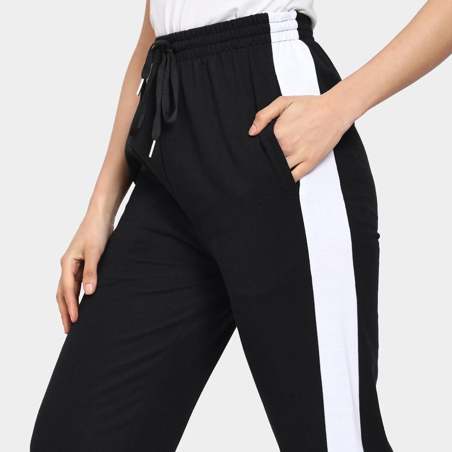 Ladies' Track Pants , काला, large image number null