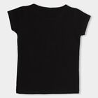 Girls' 100% Cotton T-Shirt , काला, small image number null