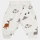Infants Printed Pyjama, Melange Light Grey, small image number null