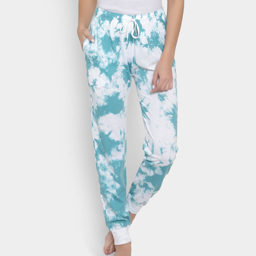 Printed Pyjama, White, large image number null