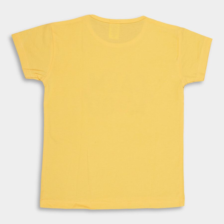 Girls' T-Shirt , पीला, large image number null